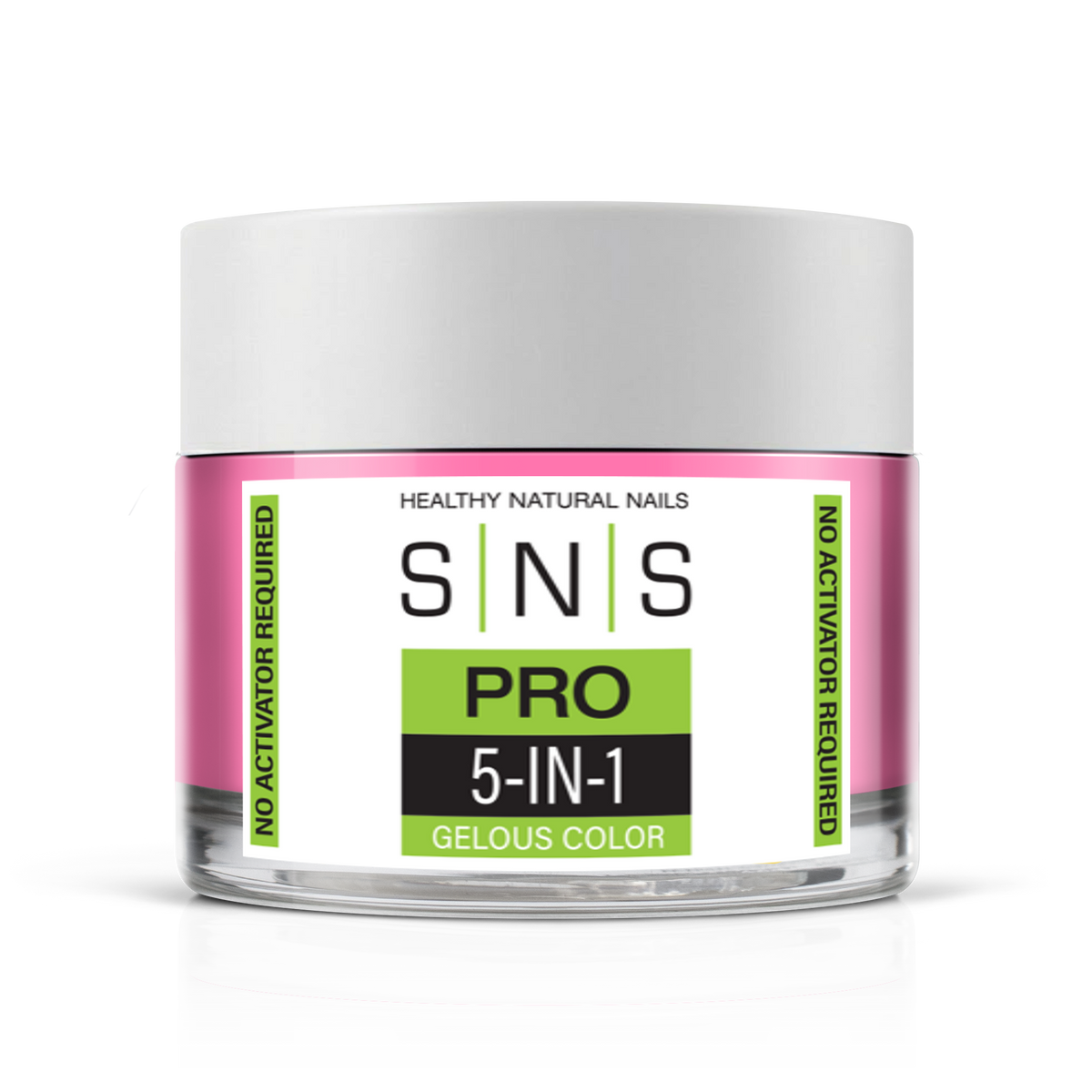 SNS Dip & Acrylic Powder #002 Hot Pink 1.5 oz jar, Green Book Collection