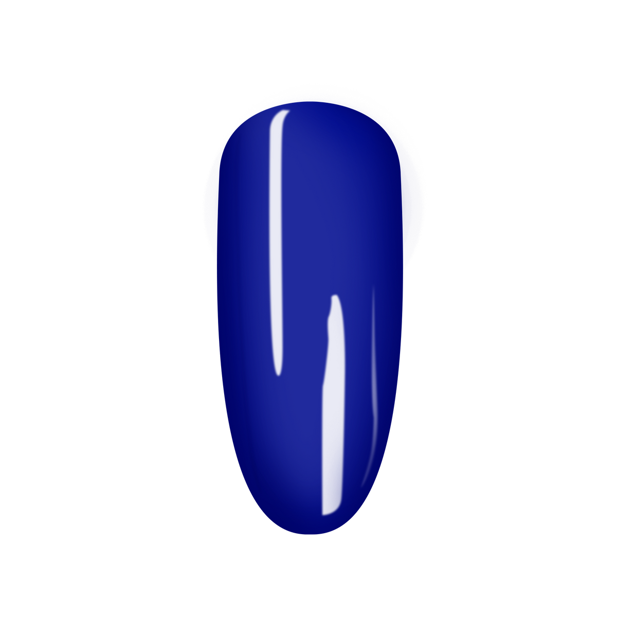 SNS Green Book #014 Blue swatch on a nail tip