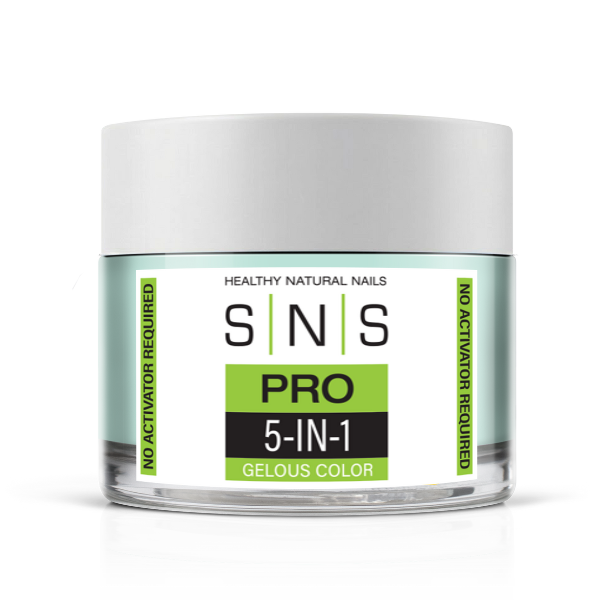 SNS Dip & Acrylic Powder #019 Aqua 1.5 oz jar, Green Book Collection
