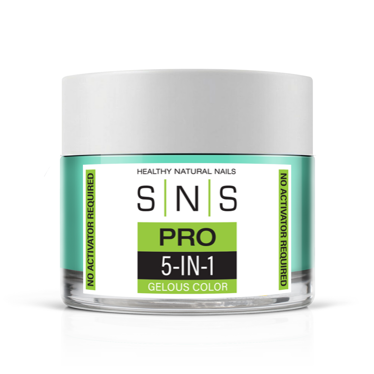 SNS Dip & Acrylic Powder #091 Aqua 1.5 oz jar, Green Book Collection