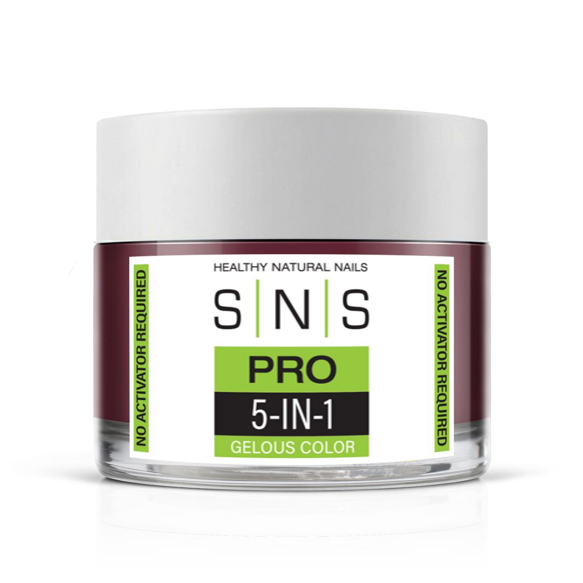 SNS Dip & Acrylic Powder #097 Deep Red 1.5 oz jar, Green Book Collection