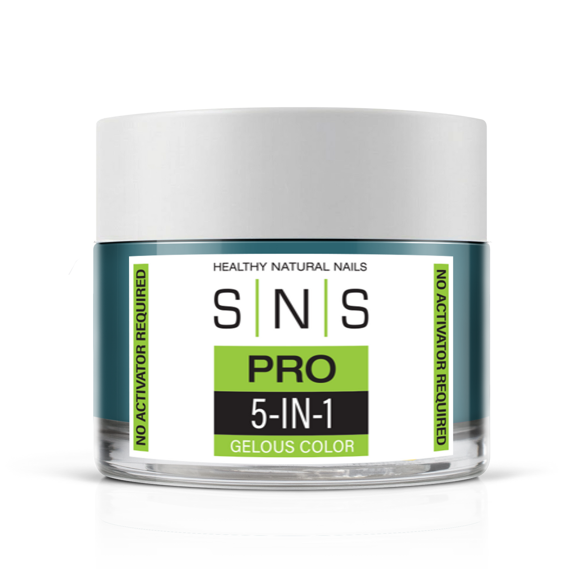 SNS Dip & Acrylic Powder #107 Teal 1.5 oz jar, Green Book Collection