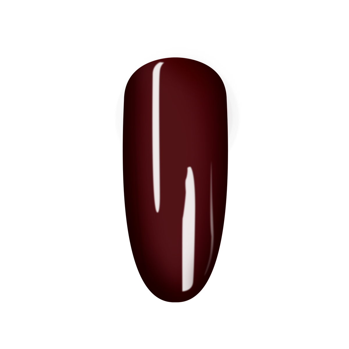 SNS Green Book #116 Deep Red swatch on a nail tip