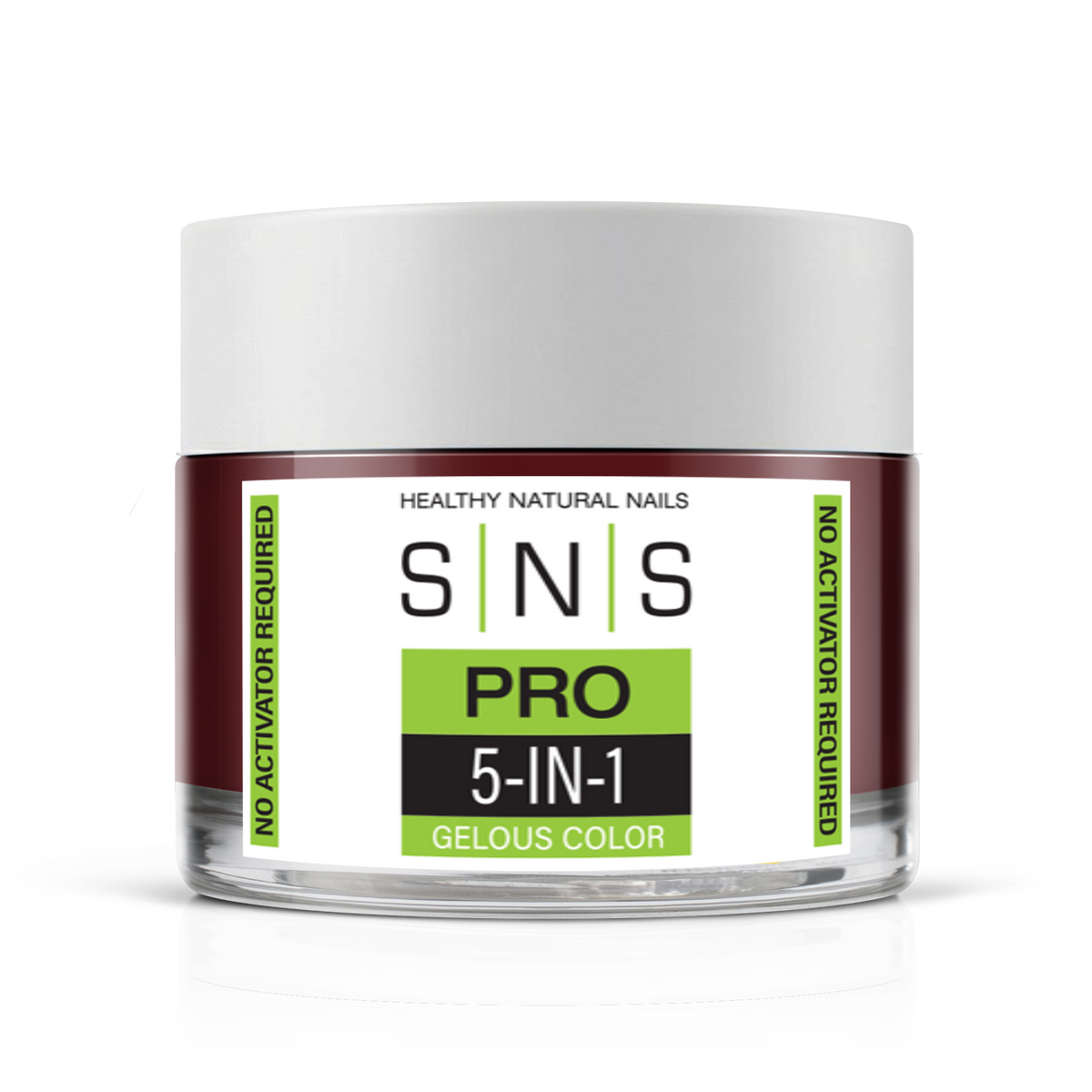 SNS Dip & Acrylic Powder #116 Deep Red 1.5 oz jar, Green Book Collection