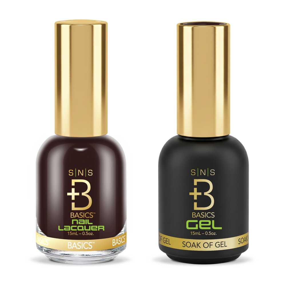 SNS Gel & Lacquer Duo #119 Deep Red: SNS Nail Lacquer and Pro Healthy GelStar gel polish bottles, Green Book Collection
