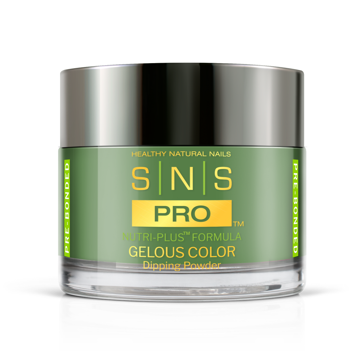 SNS Dip & Acrylic Powder #028 Green 1.5 oz jar, Pink Book Collection