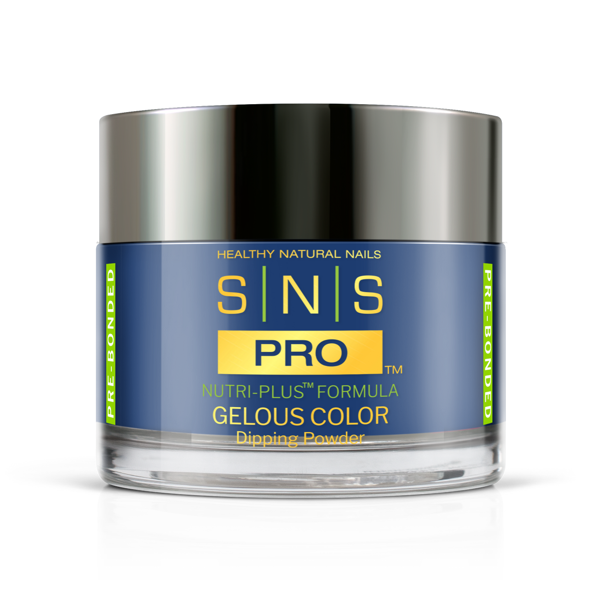 SNS Dip & Acrylic Powder #043 Navy Blue 1.5 oz jar, Pink Book Collection