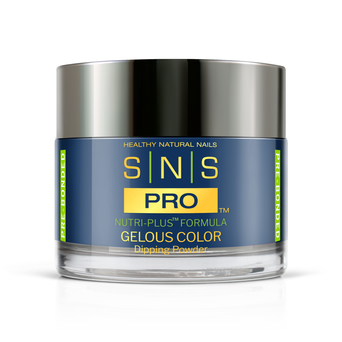 SNS Dip & Acrylic Powder #044 Navy Blue 1.5 oz jar, Pink Book Collection