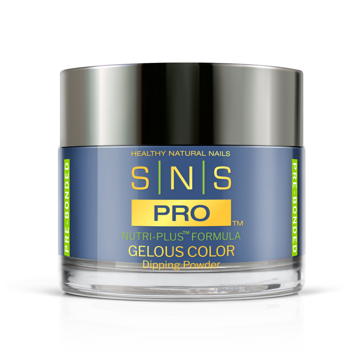 SNS Dip & Acrylic Powder #046 Denim Blue 1.5 oz jar, Pink Book Collection