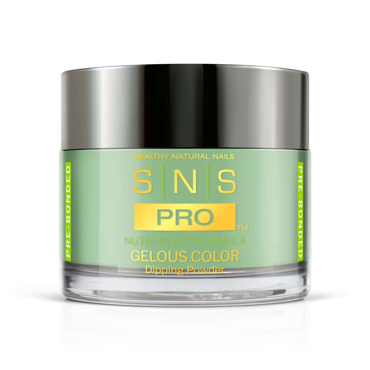SNS Dip & Acrylic Powder #076 Green 1.5 oz jar, Pink Book Collection