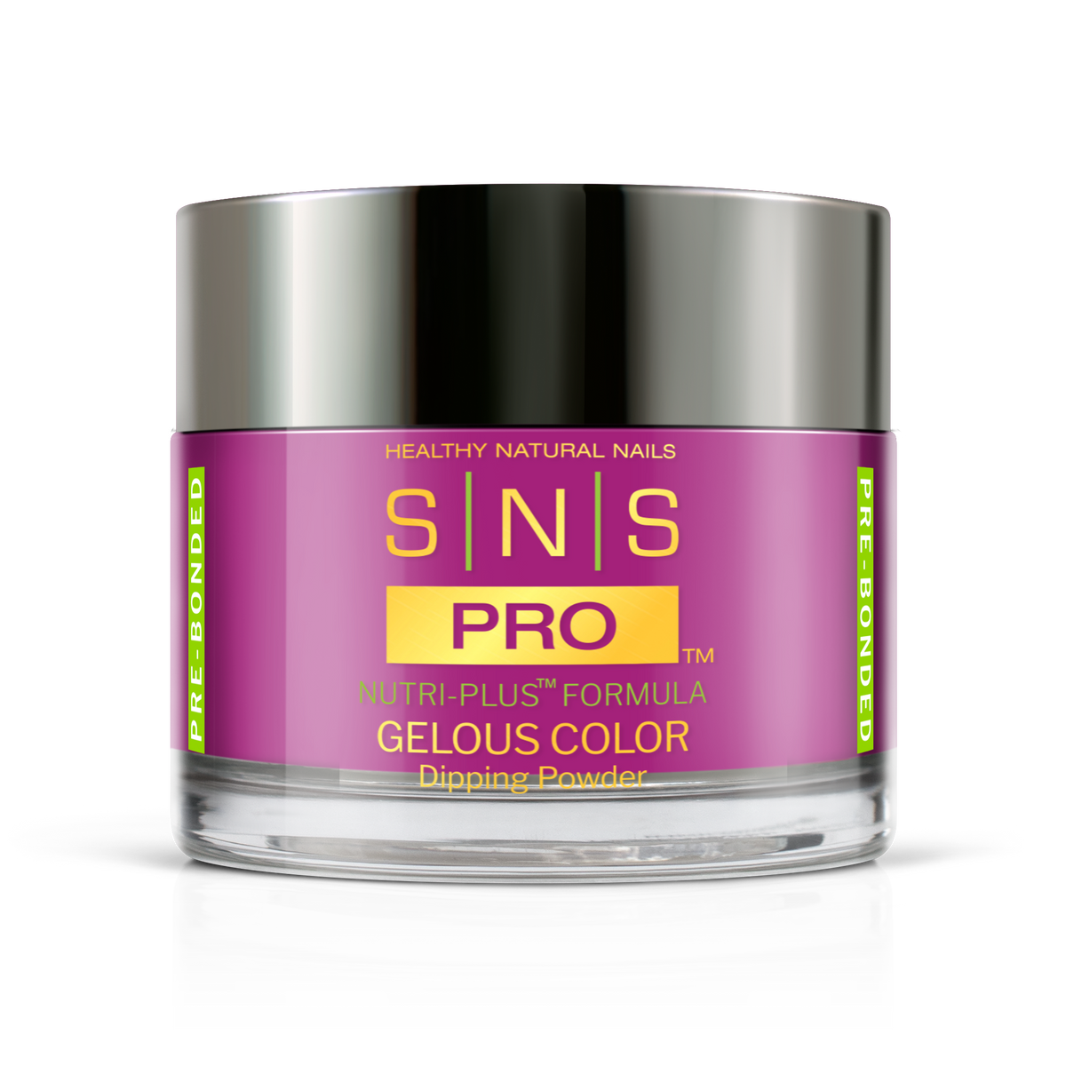 SNS Dip & Acrylic Powder #090 Magenta 1.5 oz jar, Pink Book Collection