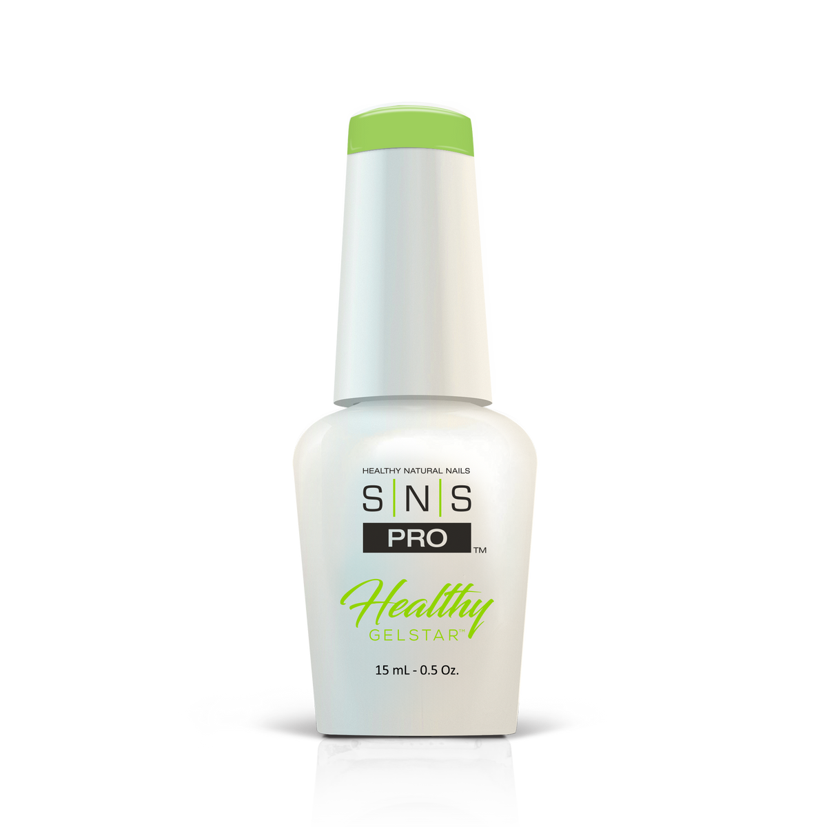 SNS Pro Healthy GelStar gel polish #091 Lime Green bottle, Pink Book Collection