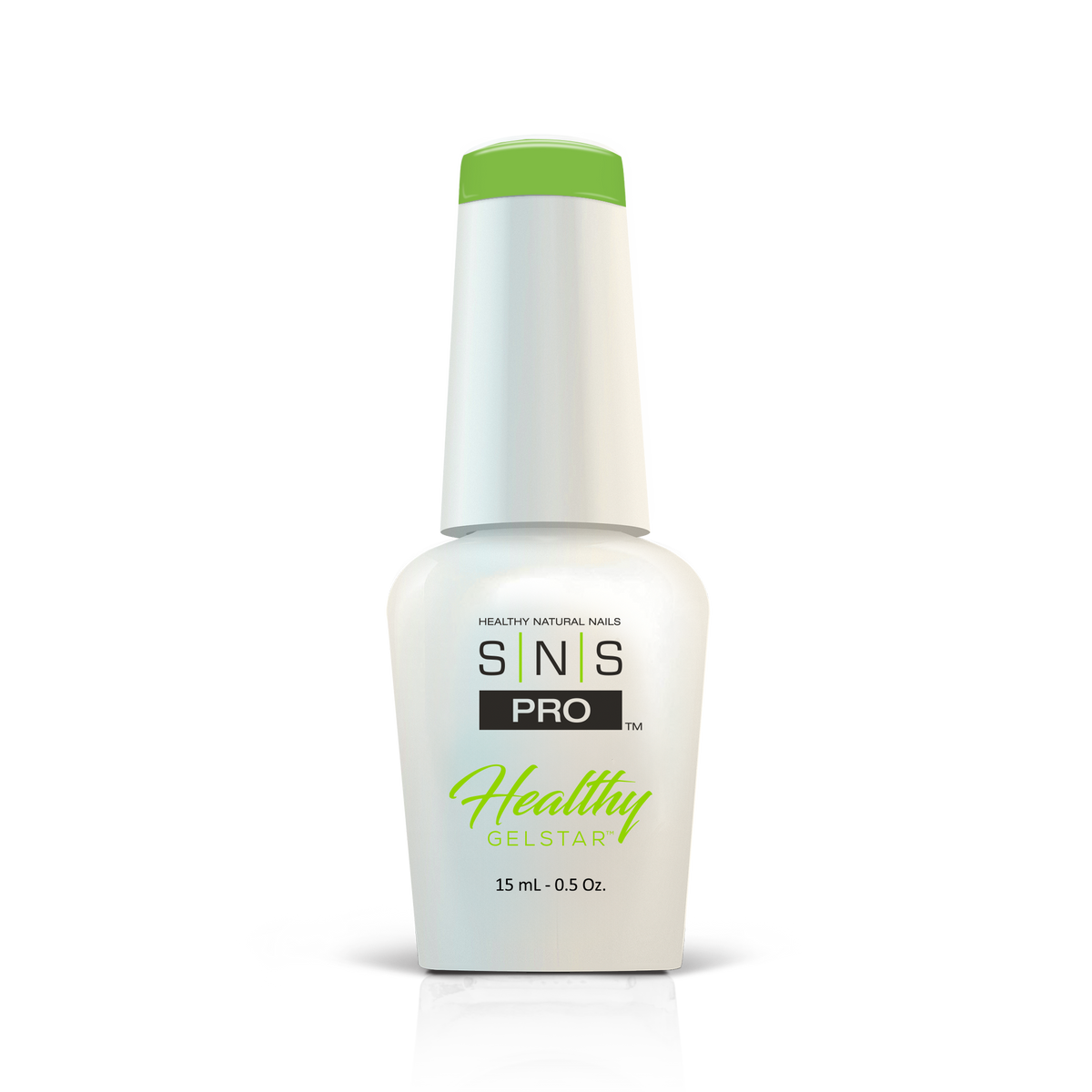 SNS Pro Healthy GelStar gel polish #092 Lime Green bottle, Pink Book Collection