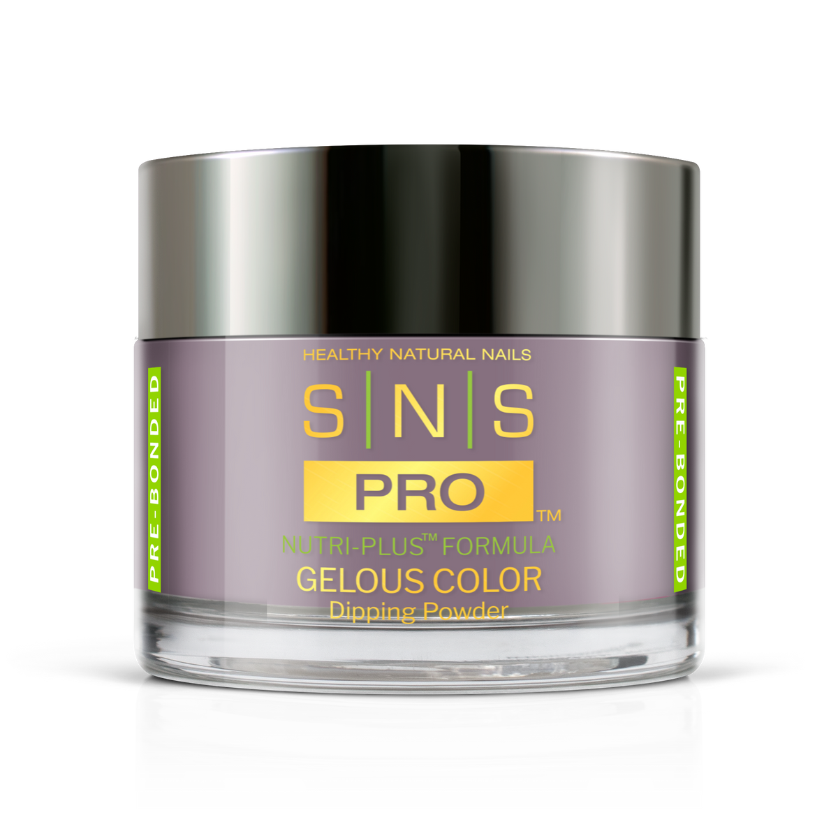 SNS Dip & Acrylic Powder #098 Gray 1.5 oz jar, Pink Book Collection