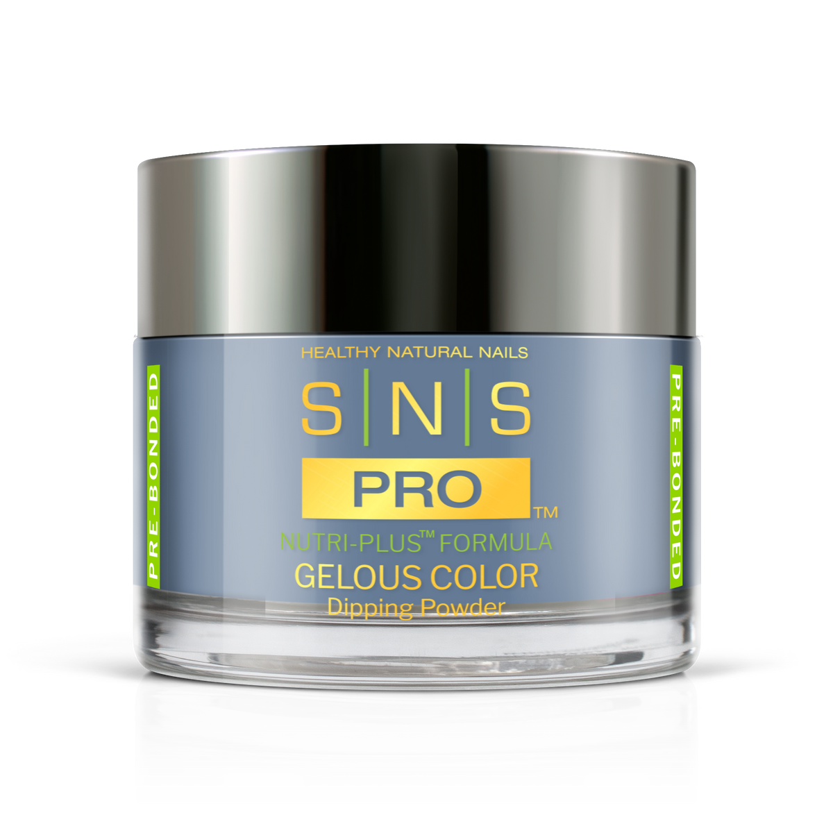 SNS Dip & Acrylic Powder #121 Denim Blue 1.5 oz jar, Pink Book Collection