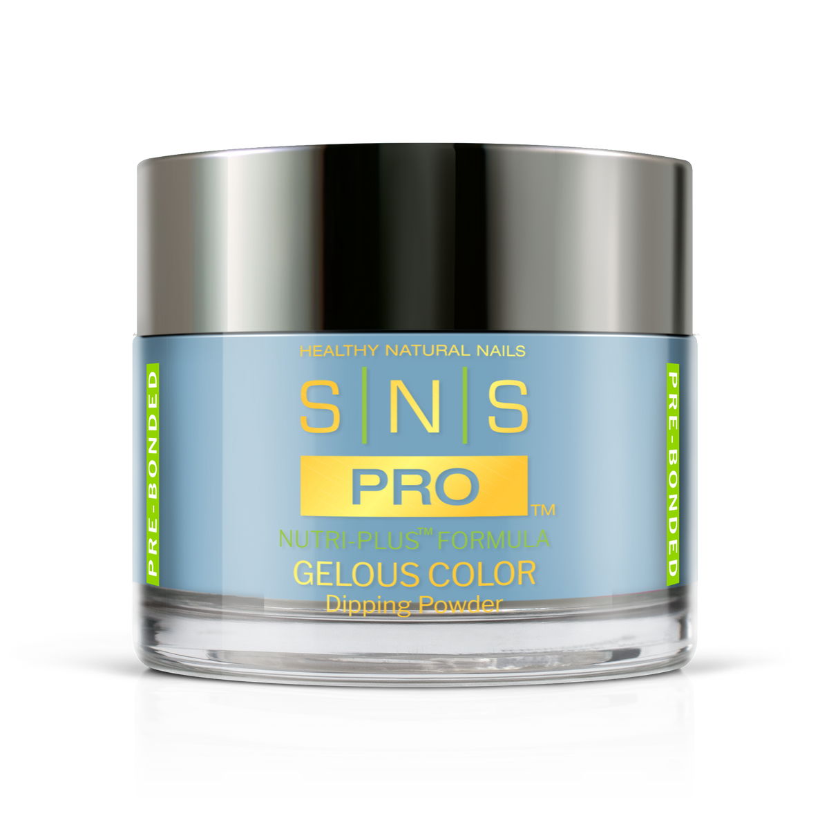 SNS Dip & Acrylic Powder #124 Denim Blue 1.5 oz jar, Pink Book Collection