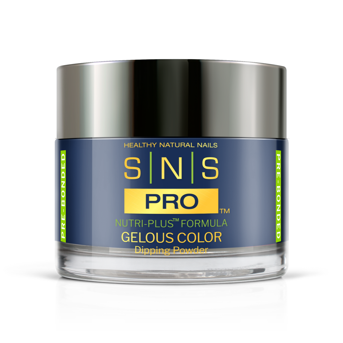 SNS Dip & Acrylic Powder #128 Navy Blue 1.5 oz jar, Pink Book Collection