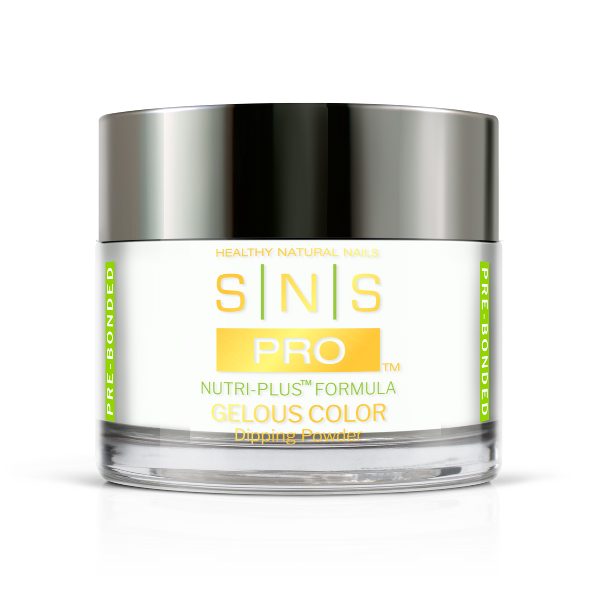 SNS Dip & Acrylic Powder #130 White 1.5 oz jar, Pink Book Collection