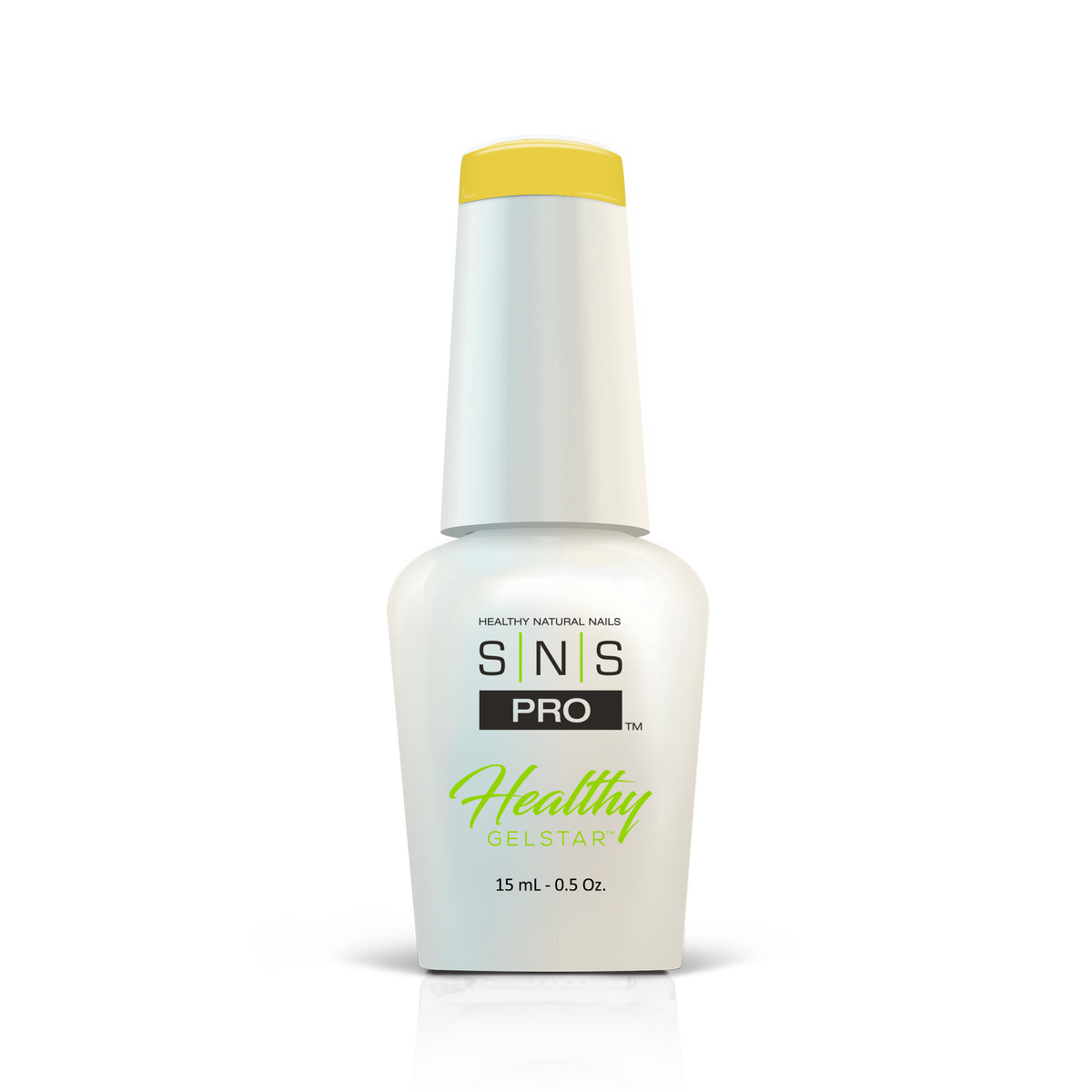 SNS Pro Healthy GelStar gel polish, 0.5 oz, Pink Book #138 yellow