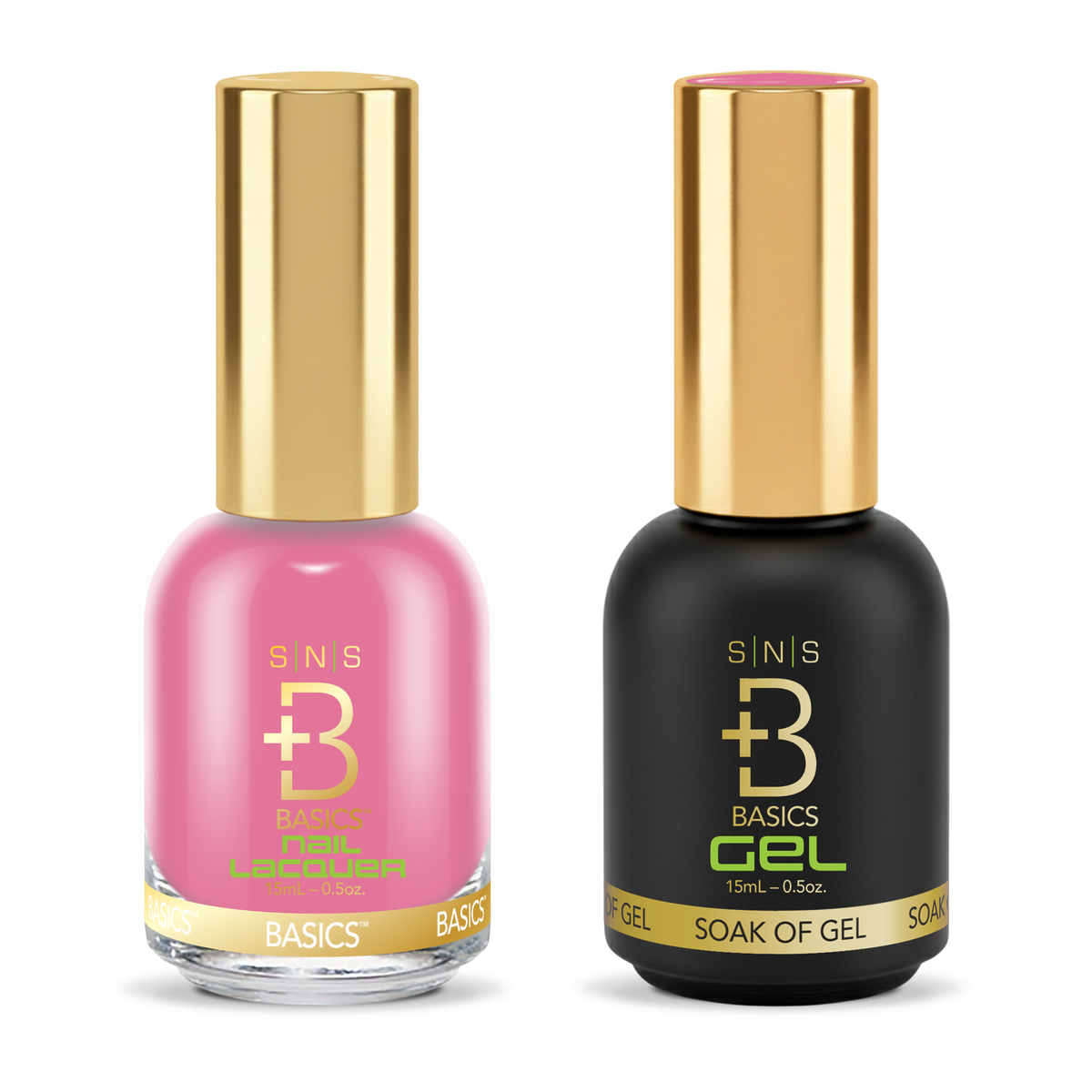 SNS Gel & Lacquer Duo #004 Hot Pink: SNS Nail Lacquer and Pro Healthy GelStar gel polish bottles, Yellow Green Book Collection