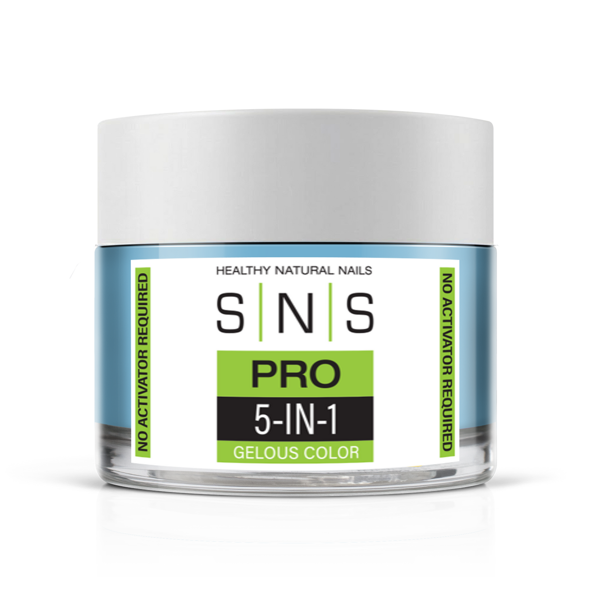 SNS Dip & Acrylic Powder #011 Blue 1.5 oz jar, Yellow Green Book Collection