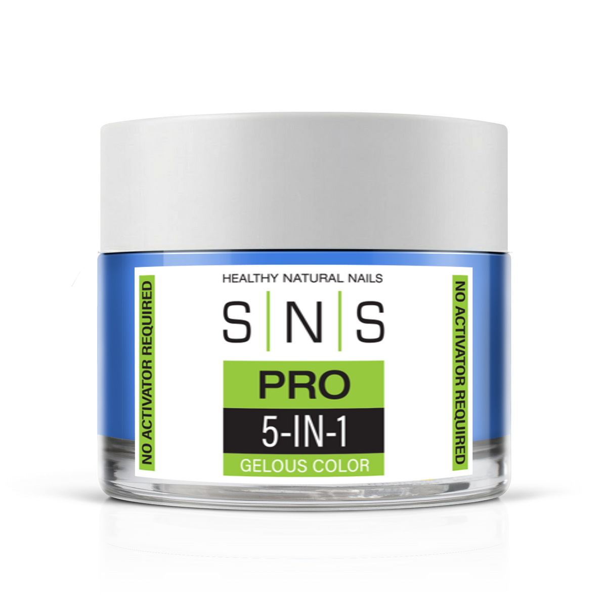 SNS Dip & Acrylic Powder #015 Blue 1.5 oz jar, Yellow Green Book Collection