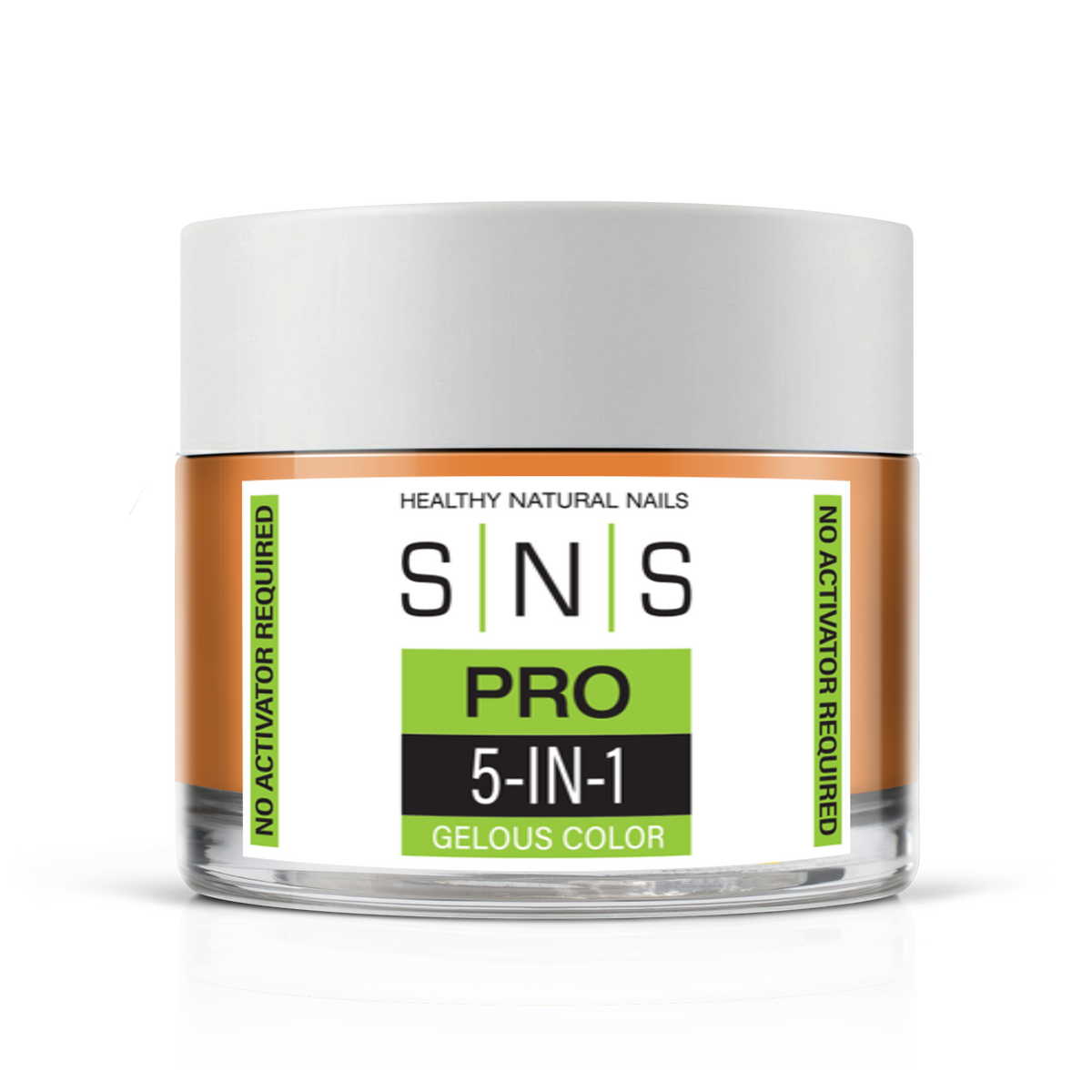 SNS Dip & Acrylic Powder #016 Orange 1.5 oz jar, Yellow Green Book Collection