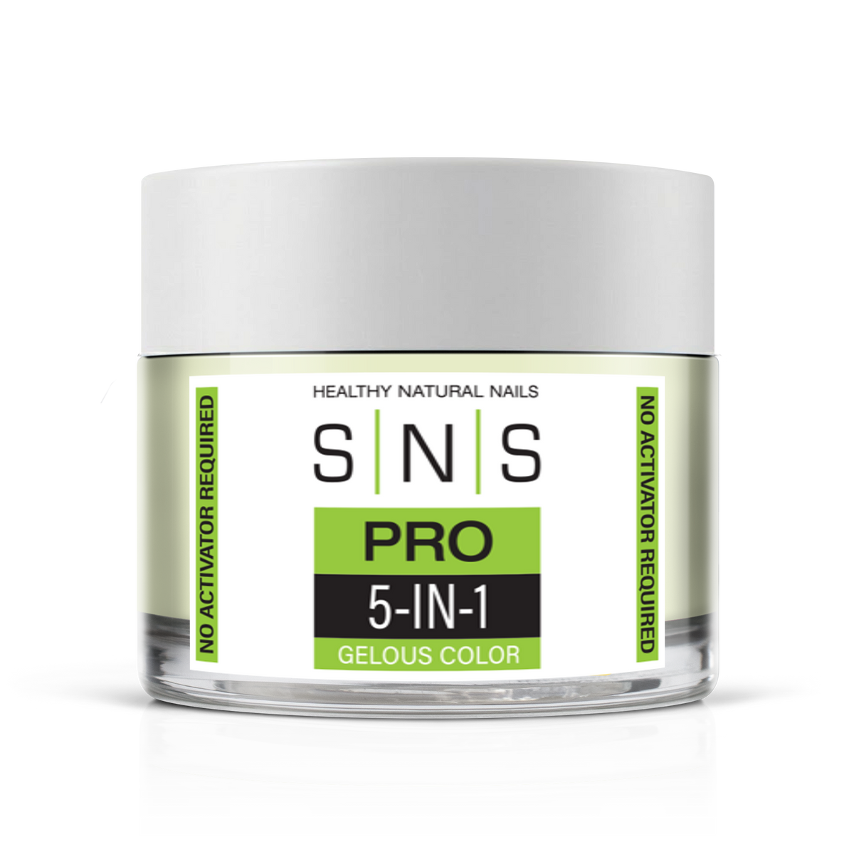 SNS Dip & Acrylic Powder #018 Lime Green 1.5 oz jar, Yellow Green Book Collection