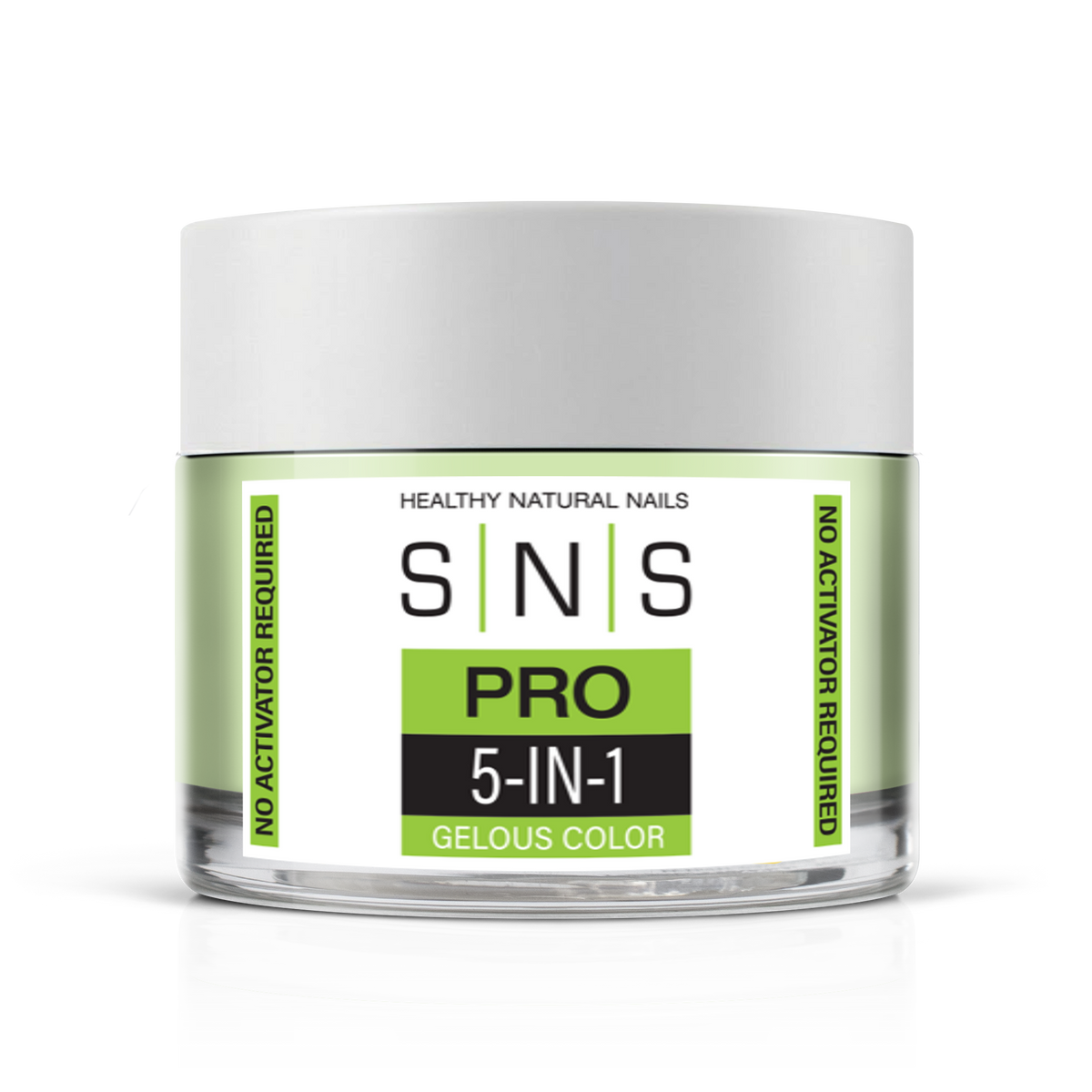 SNS Dip & Acrylic Powder #024 Lime Green 1.5 oz jar, Yellow Green Book Collection