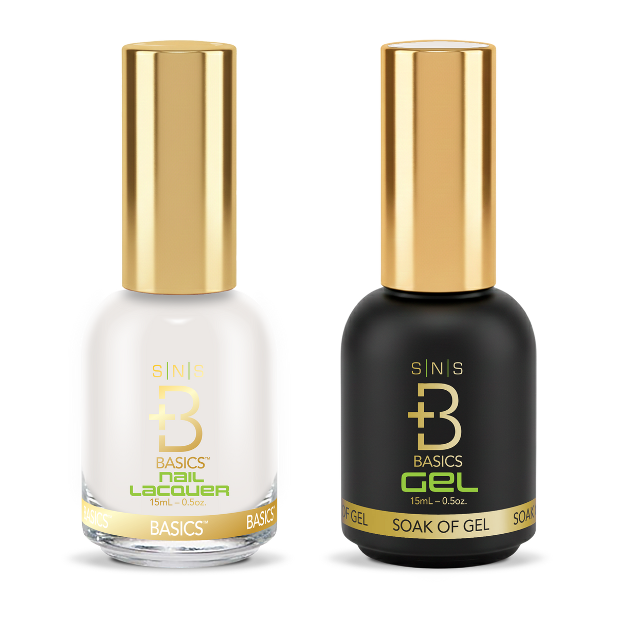 SNS Gel & Lacquer Duo #035 Pale Pink: SNS Nail Lacquer and Pro Healthy GelStar gel polish bottles, Yellow Green Book Collection