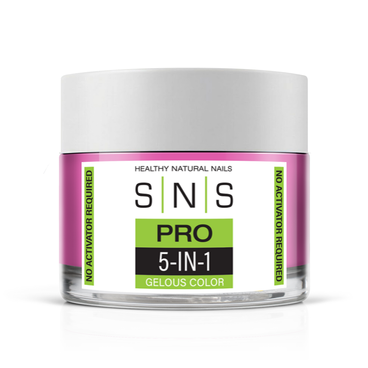SNS Dip & Acrylic Powder #051 Magenta 1.5 oz jar, Yellow Green Book Collection
