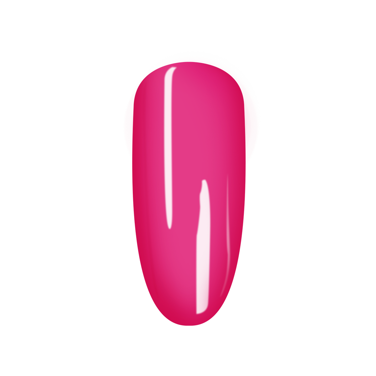 SNS Yellow Green Book #061 Hot Pink swatch on a nail tip