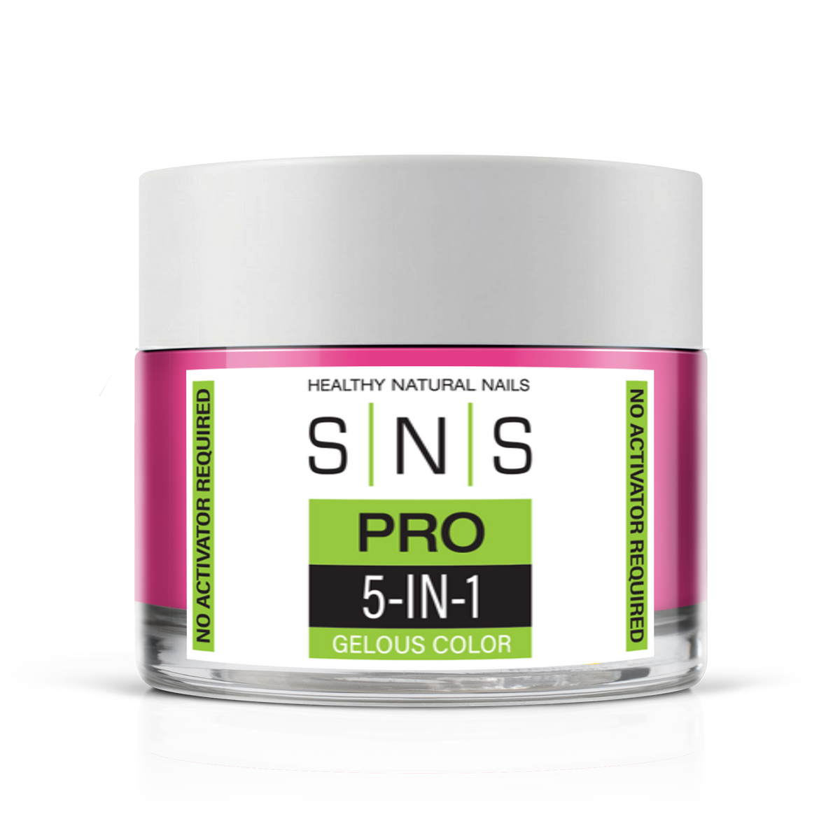 SNS Dip & Acrylic Powder #061 Hot Pink 1.5 oz jar, Yellow Green Book Collection