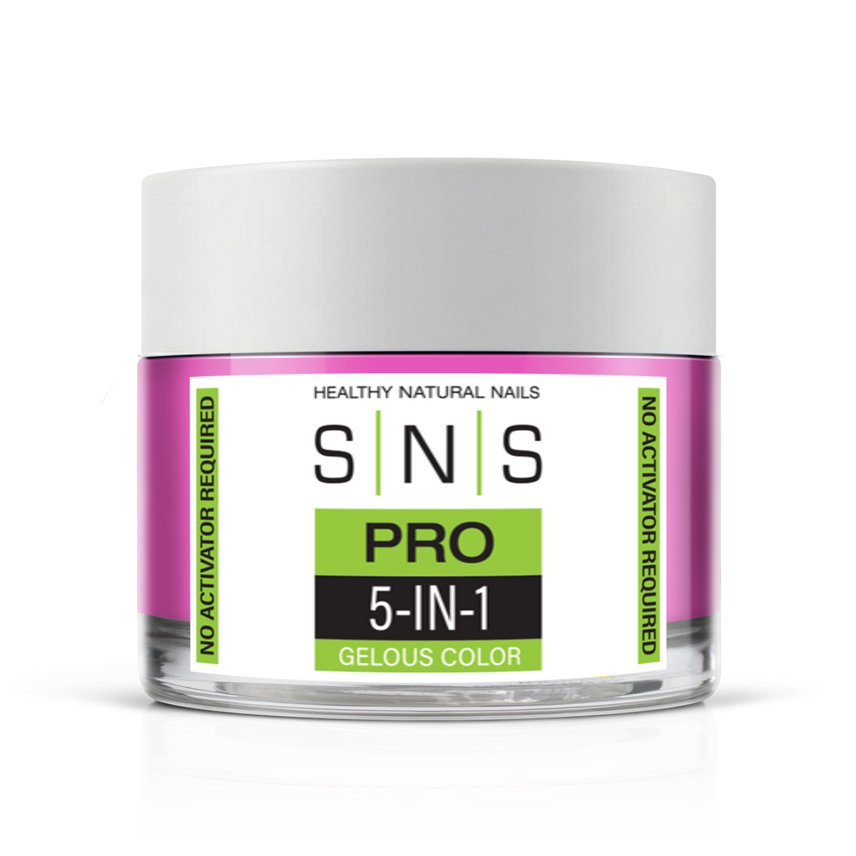 SNS Dip & Acrylic Powder #066 Magenta 1.5 oz jar, Yellow Green Book Collection