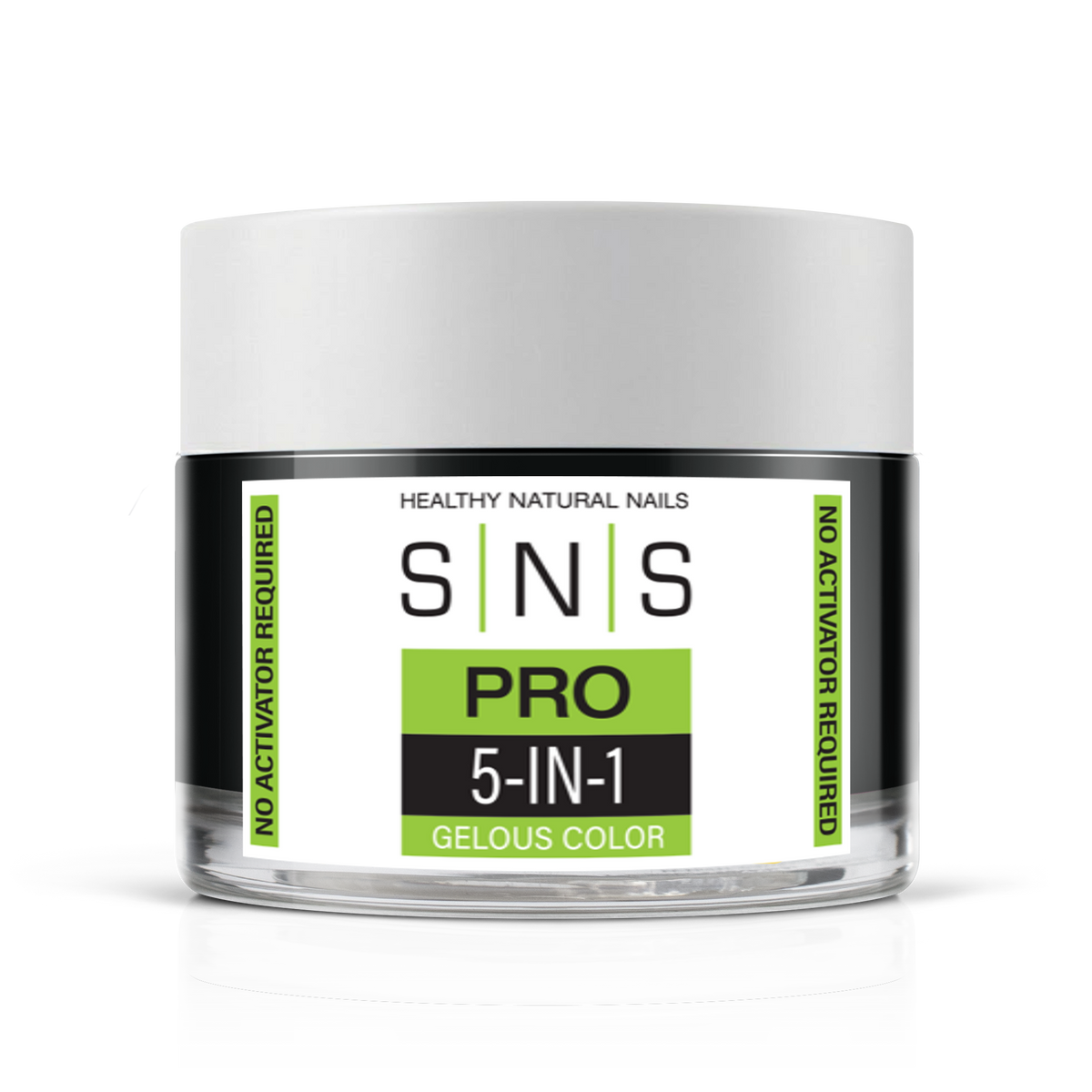 SNS Dip & Acrylic Powder #074 Black 1.5 oz jar, Yellow Green Book Collection