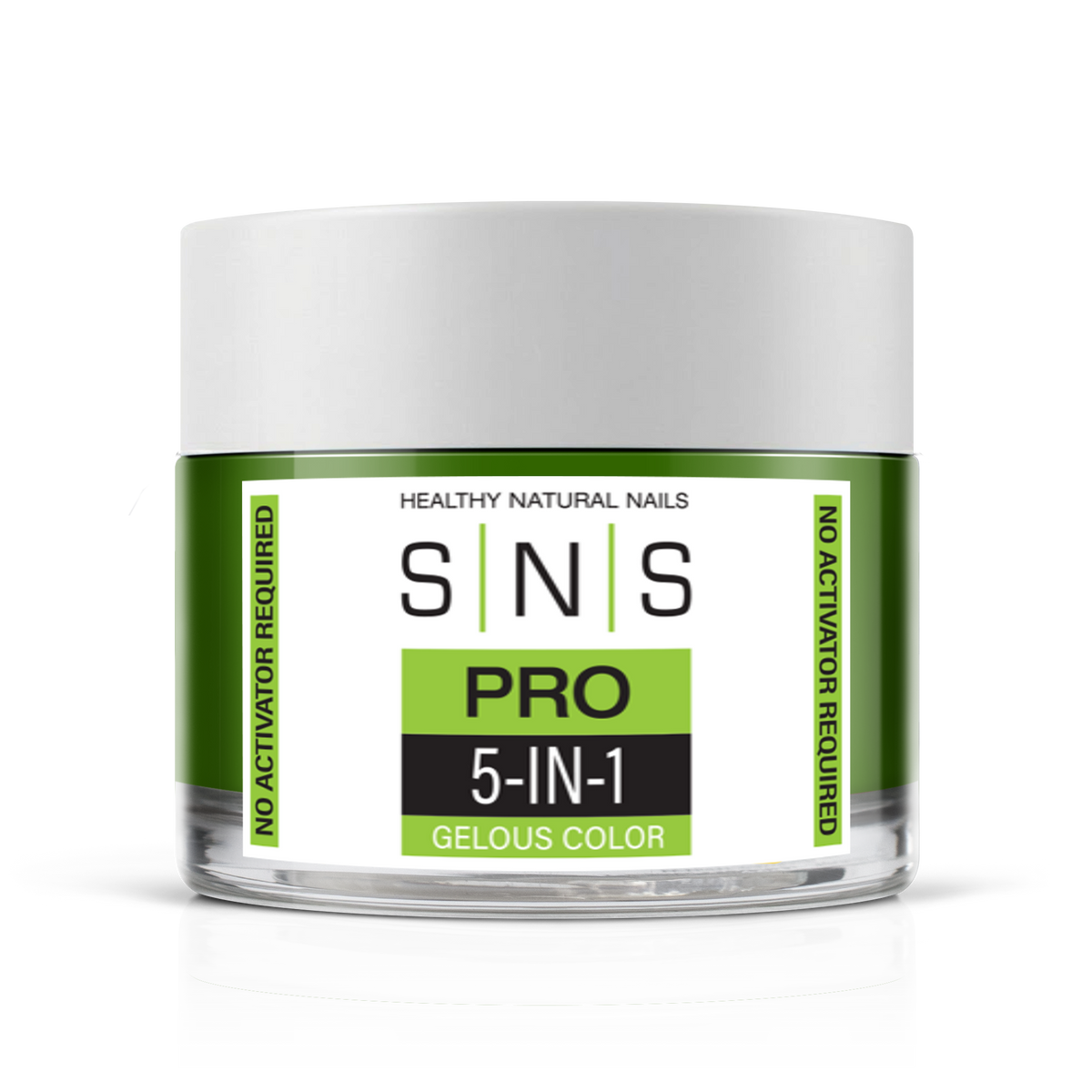 SNS Dip & Acrylic Powder #077 Olive Green 1.5 oz jar, Yellow Green Book Collection