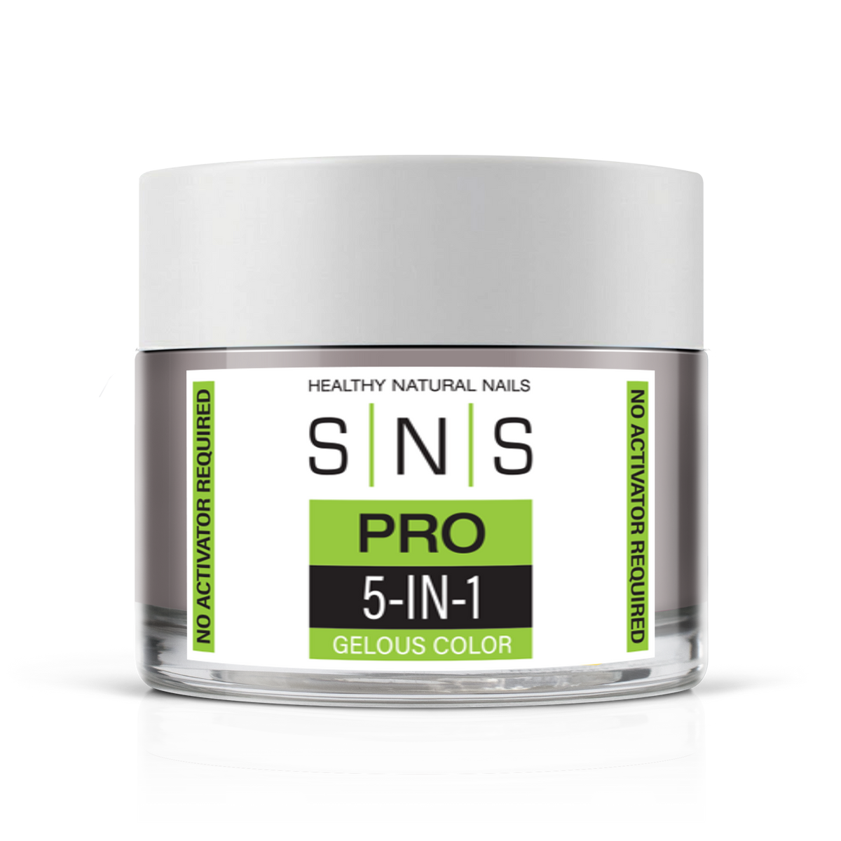 SNS Dip & Acrylic Powder #091 Gray 1.5 oz jar, Yellow Green Book Collection
