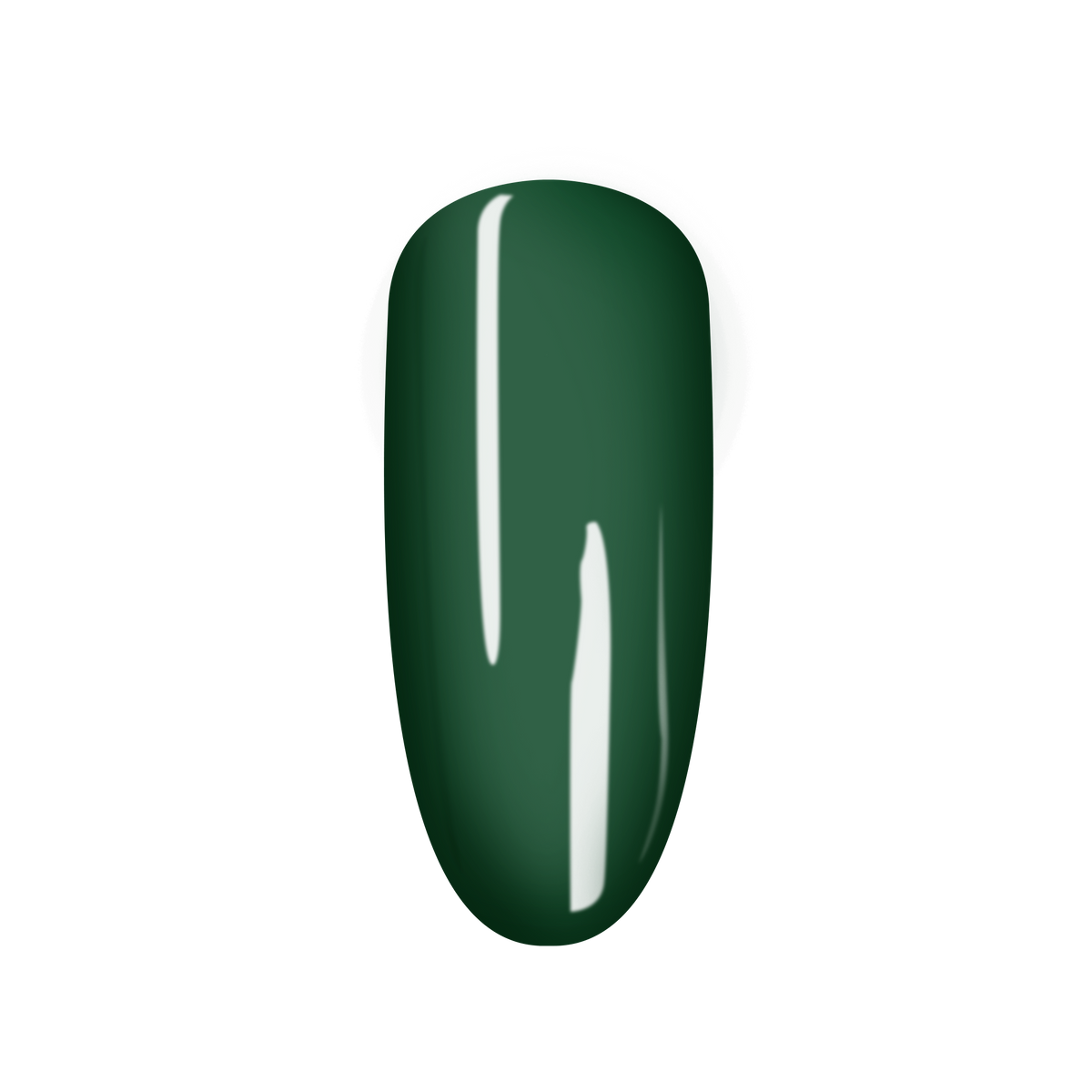 SNS Yellow Green Book #096 Green swatch on a nail tip