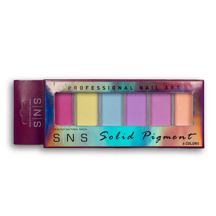 Solid Pigment - Chrome Rub-On Nail Art - UniChrome Palette