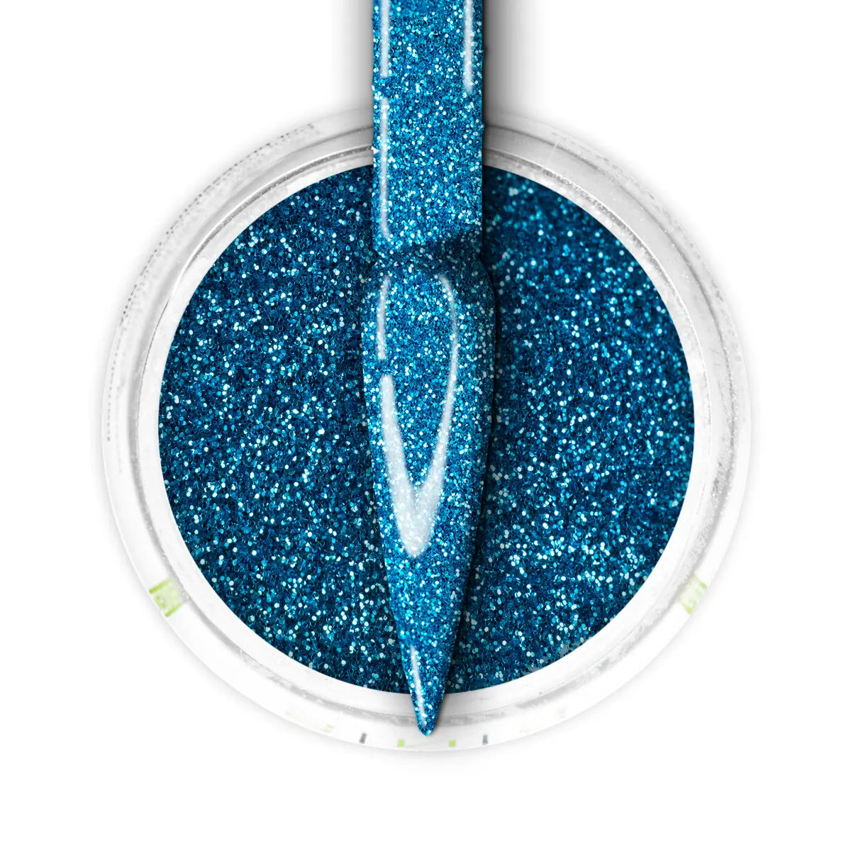 French Glitter Nail Art - Teal Blue Colors - GF04