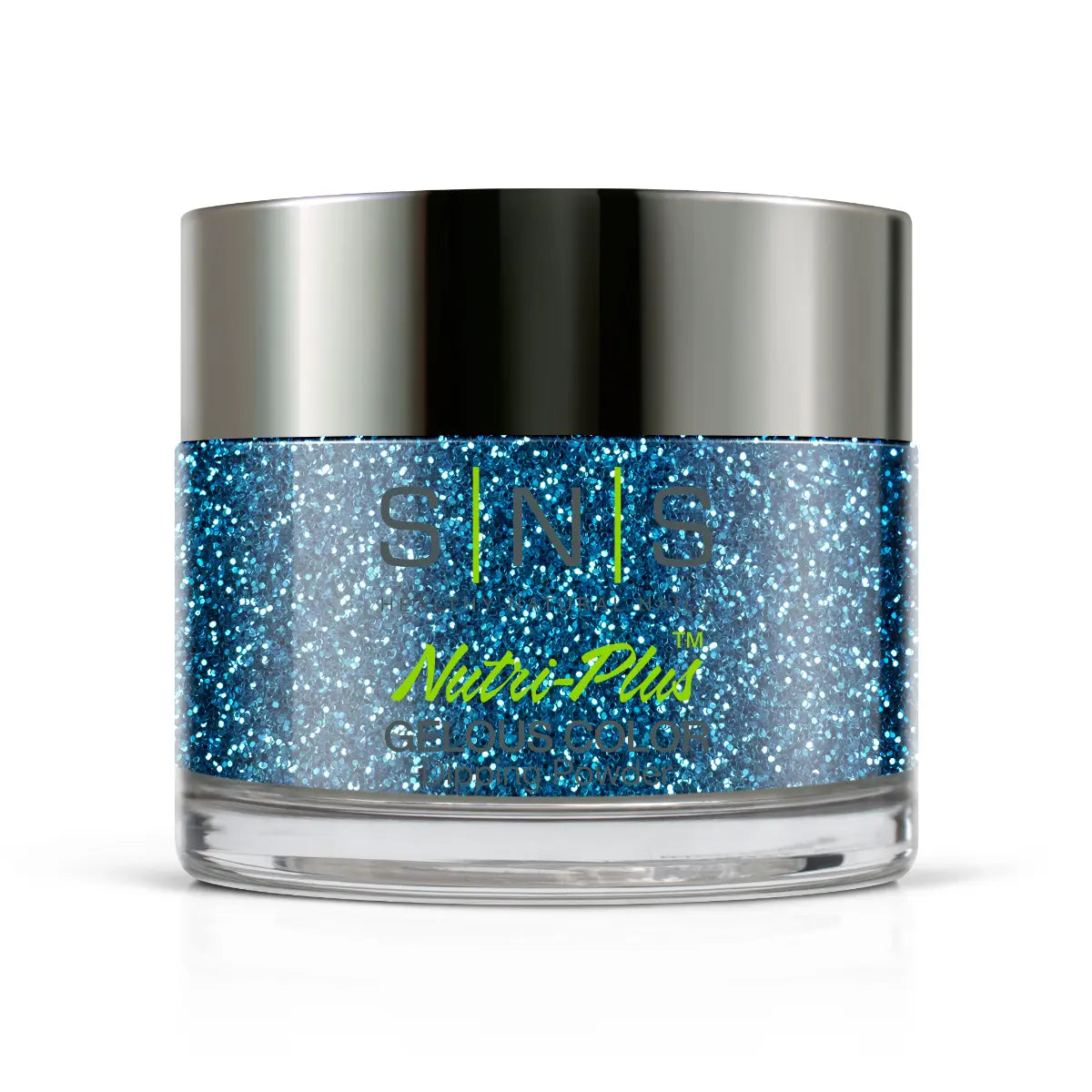 French Glitter Nail Art - Teal Blue Colors - GF04