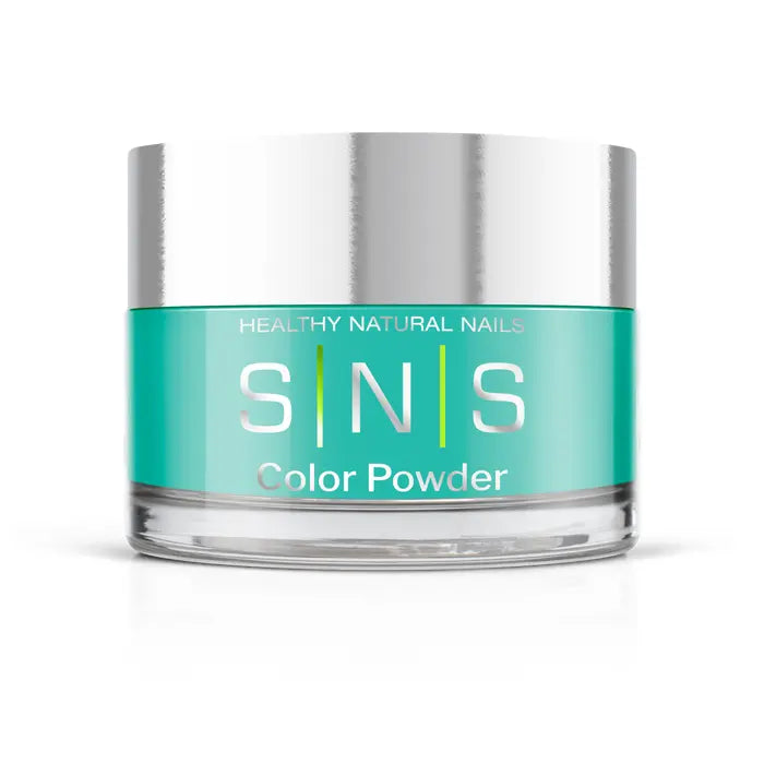 SNS Dipping Powder - Deep Sea Angler- Turquoise Cream Colors - 0.5oz (DIY)