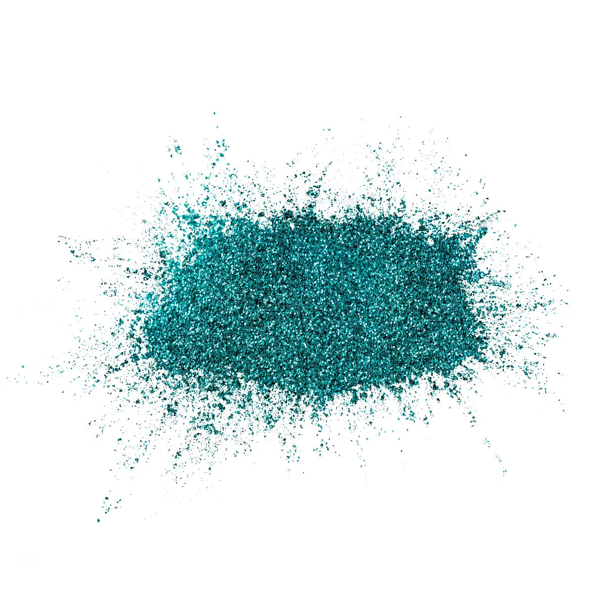 French Glitter Nail Art - Turquoise Colors - GF09