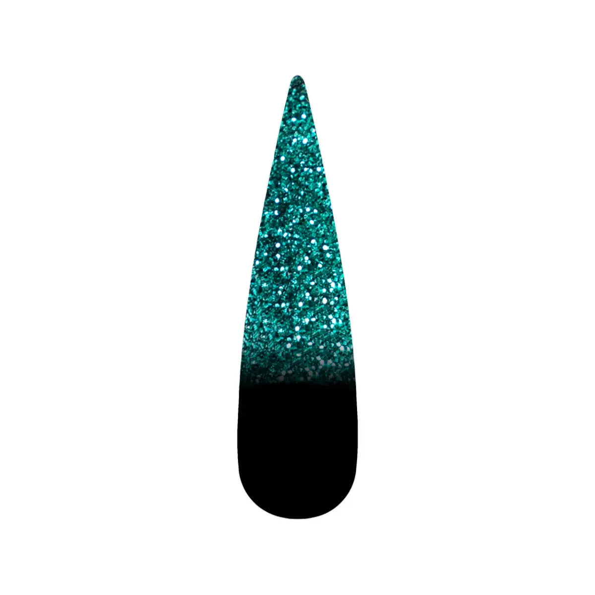Ombre Glitter Nail Art - Green Colors - GO01