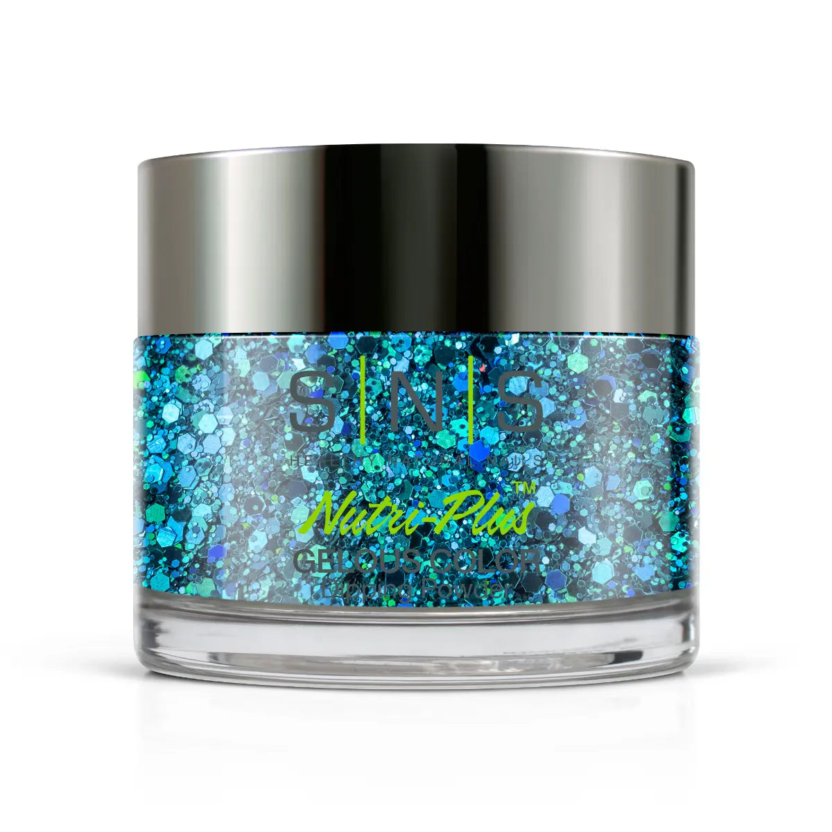 Ombre Glitter Nail Art - Turquoise Colors - GO04