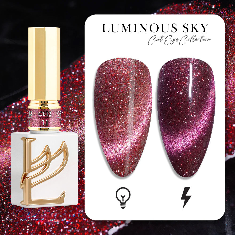 Lavis CE13-11 Luminous Sky cat eye gel polish, photo 2 of 12