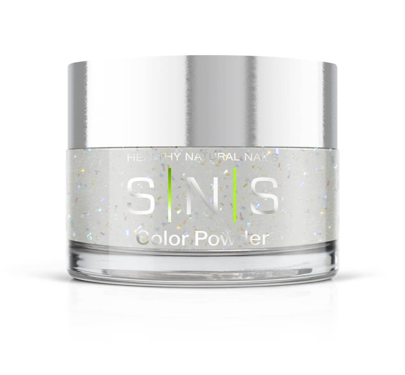 SNS Dipping Powder - Sulphur Springs - White, Gray Glitter Colors - 0.5oz (DIY)