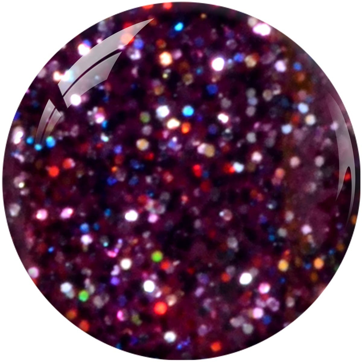 SNS Dipping Powder - New Year's Parade - Wine, Purple Glitter Colors - 0.5oz (DIY)