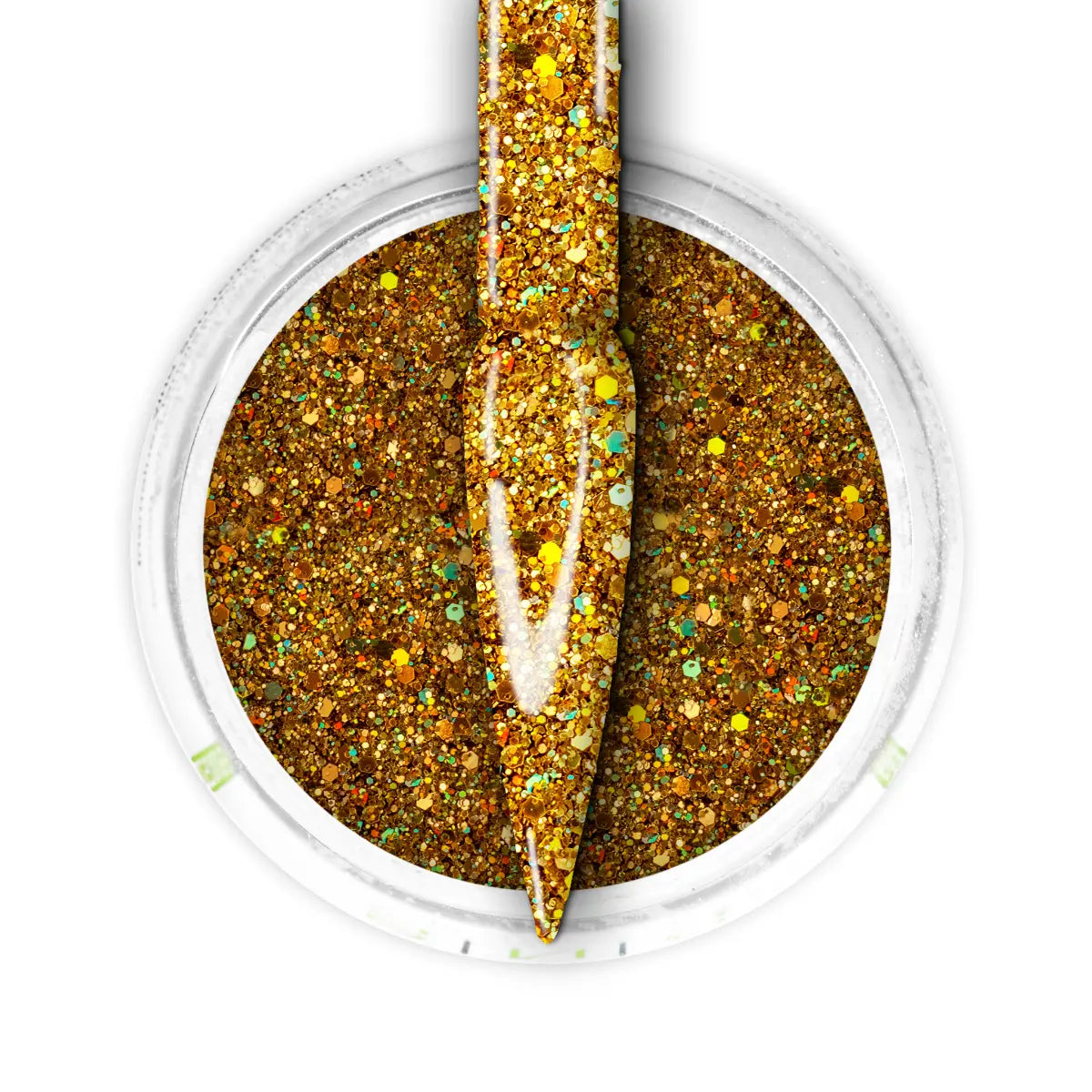 Ombre Glitter Nail Art - Yellow Colors - GO02
