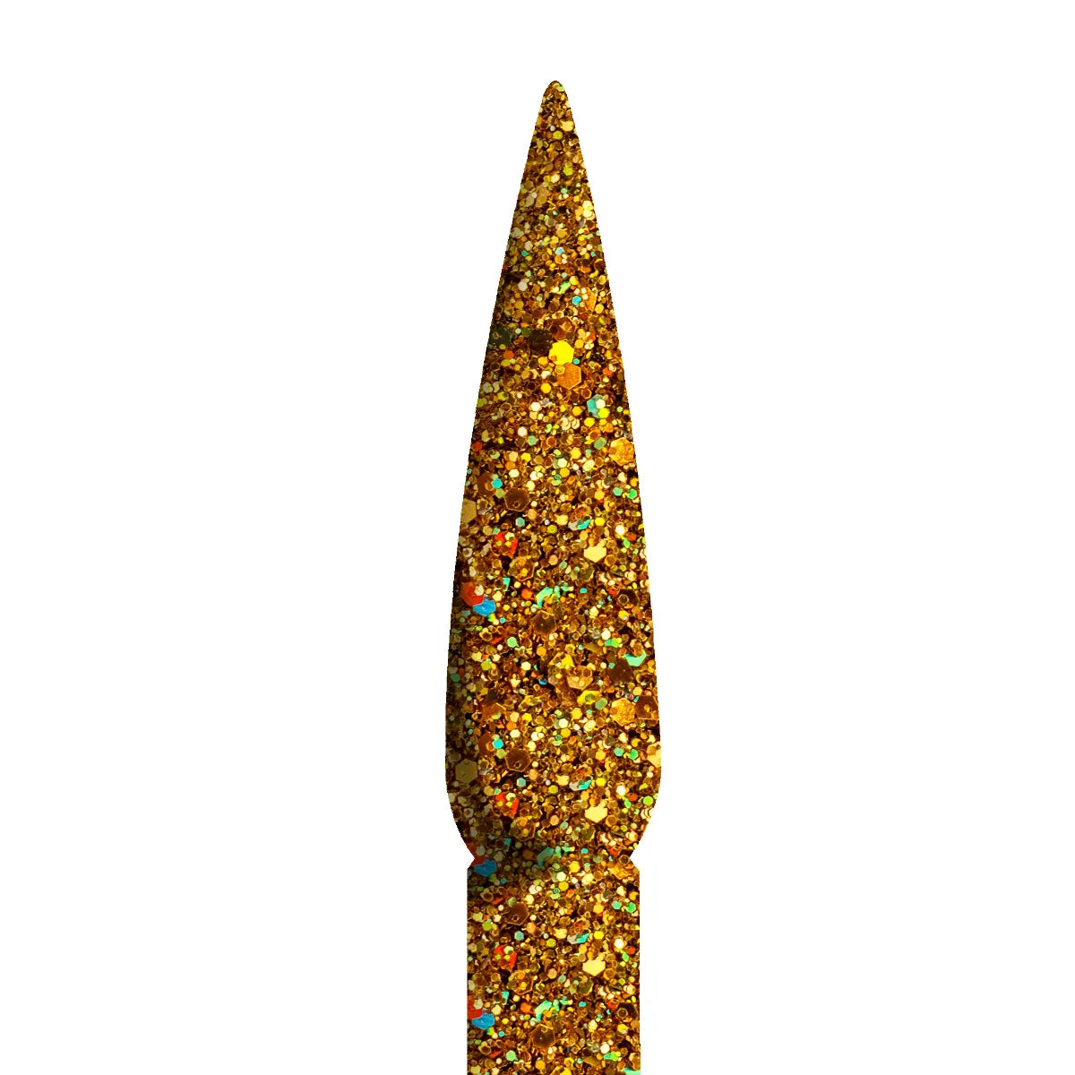 Ombre Glitter Nail Art - Yellow Colors - GO02